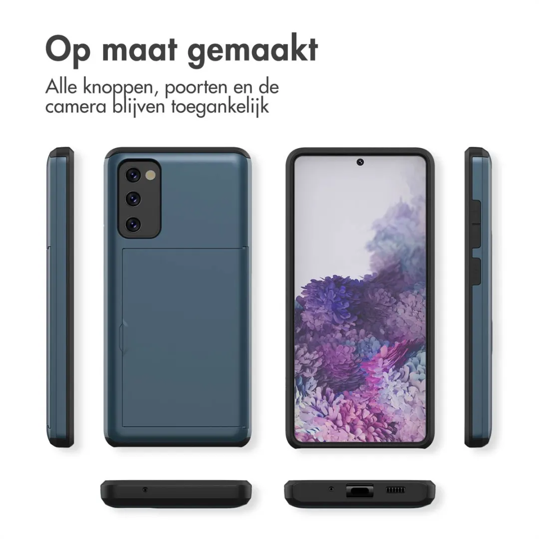 Imoshion Hoesje Samsung Galaxy S20 FE - Pasjeshouder 2 Stuks - Donkerblauw - afbeelding 6 van 6