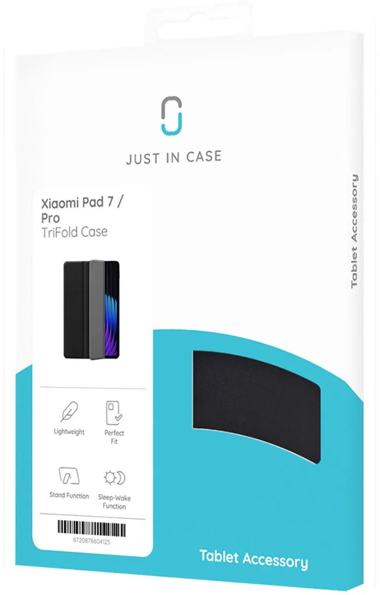 Just in Case Cazy TXM2768TF1 Tablethoes - Xiaomi Pad 7/8 - Zwart