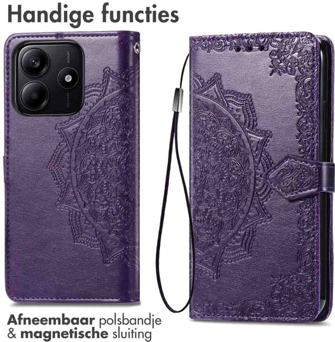 Imoshion Hoesje Xiaomi Redmi Note 14 5G - 3 Pasjes - Paars
