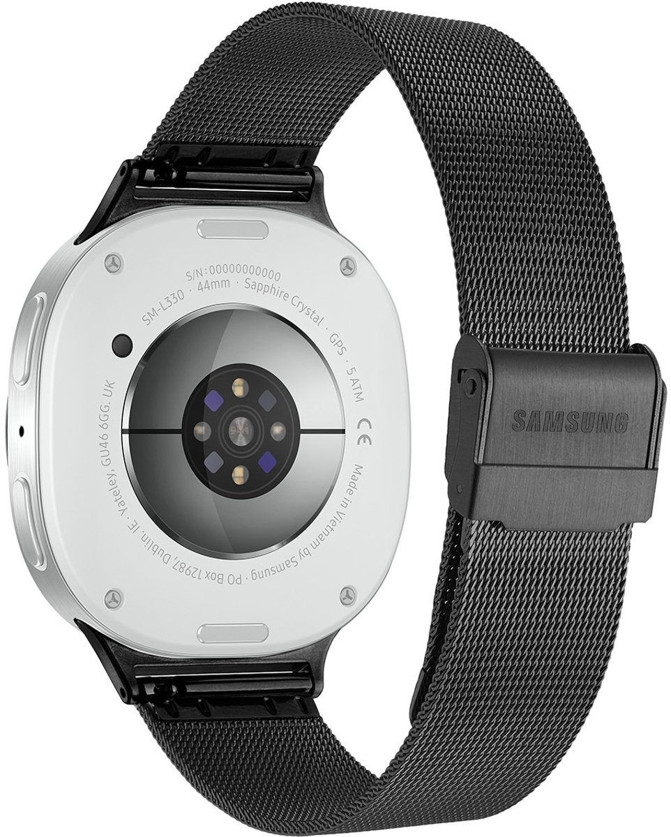 Samsung Special Edition Galaxy Watch 8 LTE Zilver/Zwart Mesh 40mm