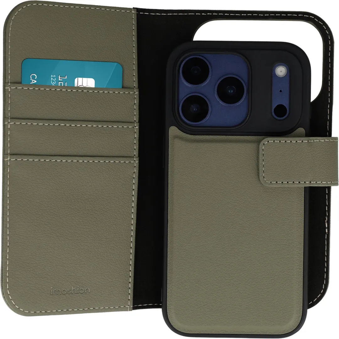 Imoshion Hoesje iPhone 17 Pro - Groen - 2-in-1 Bookcase