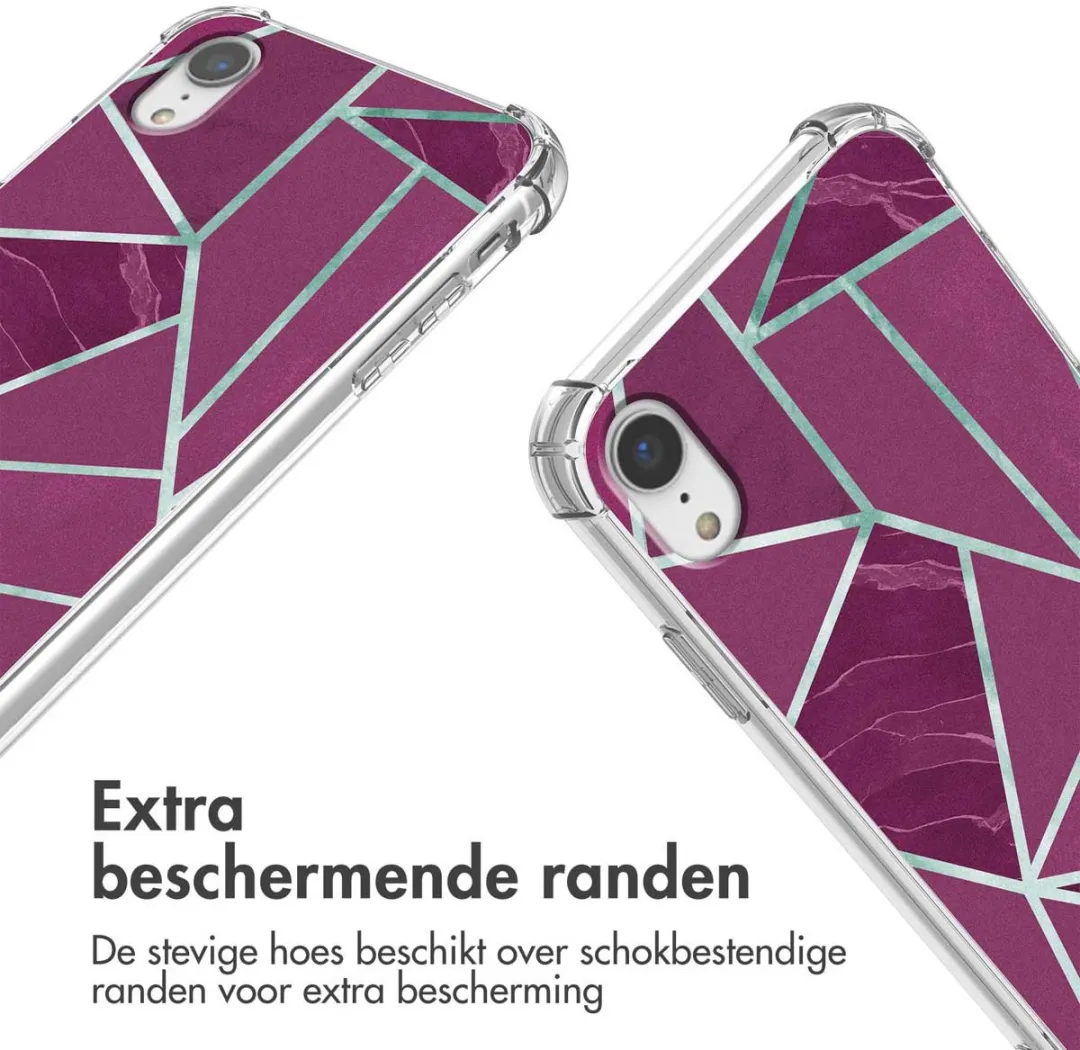 Imoshion Hoesje iPhone XR - Bordeaux Graphic