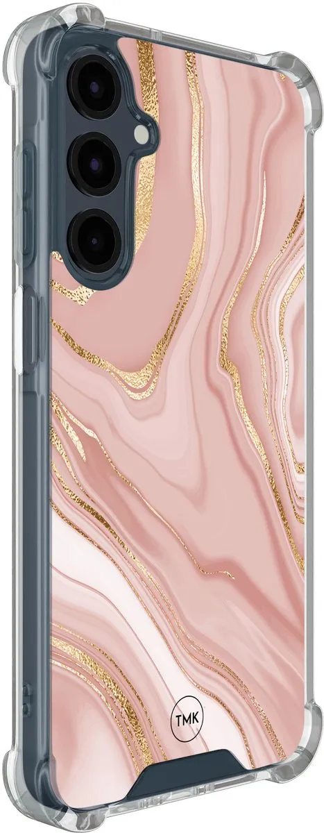 Casevibes Shockproof Hoesje Samsung Galaxy A16 S/A16/S/005 - Roze Marble
