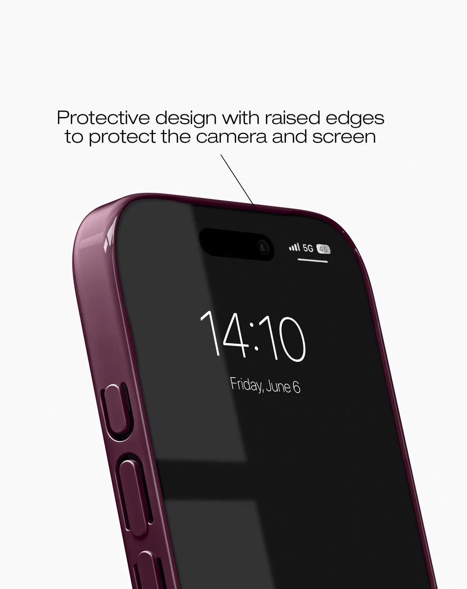 iDeal of Sweden Slim Case MagSafe iPhone 16 Pro Max - Glossy Cherry