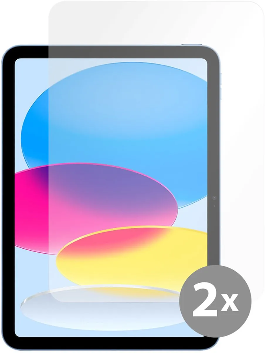 Just in Case Cazy Screenprotector iPad 10/11 Glas - 2 Stuks Transparant