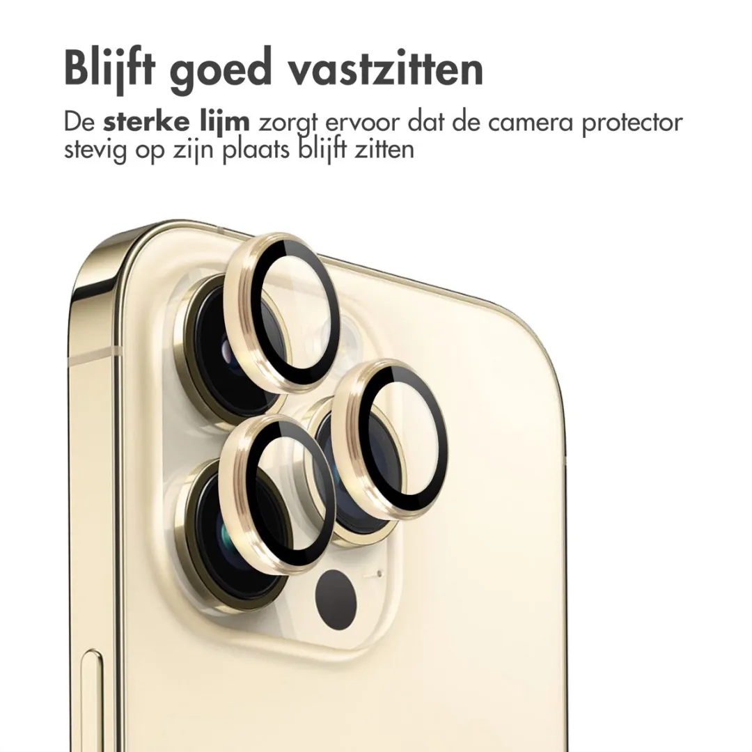 Imoshion Camera Lens Protector iPhone 14 Pro Max - 2 Stuks - Goud