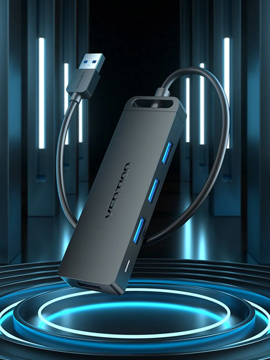 Vention CHLBB USB 3.2 Hub 4 Poorten