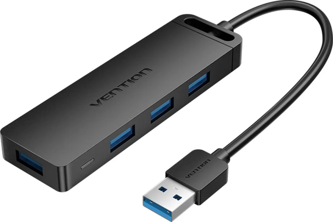 Vention CHLBB USB 3.2 Hub 4 Poorten - Zwart - afbeelding 2 van 3
