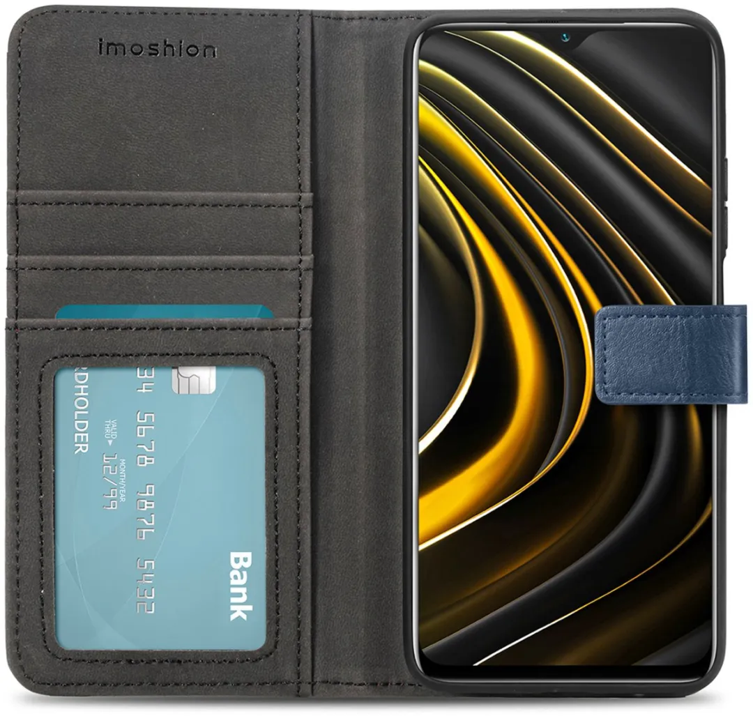 Imoshion Hoesje Poco M3 - Donkerblauw - 3 Pasjes