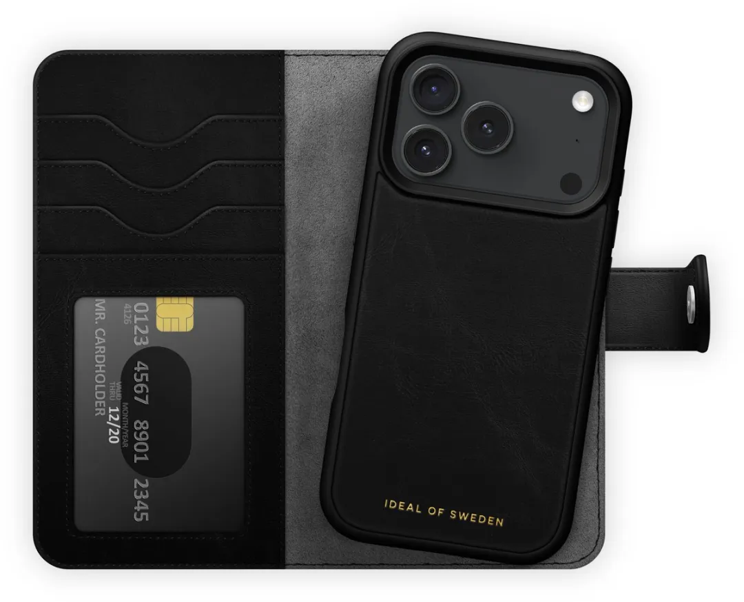 iDeal of Sweden Magnet Wallet+ iPhone 17 Pro Max - Zwart
