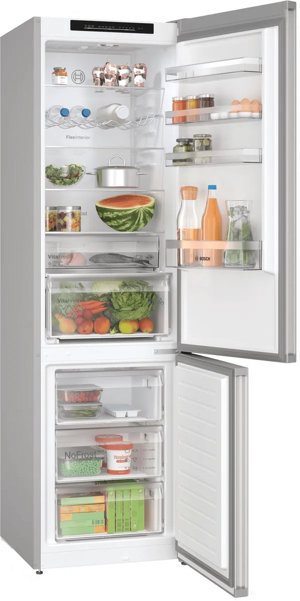 Bosch KGN392LDF Serie 4 Koel-vriescombinatie 363L - Zilver