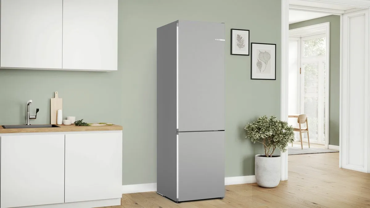 Bosch KGN392LDF Serie 4 Koel-vriescombinatie 363L - Zilver