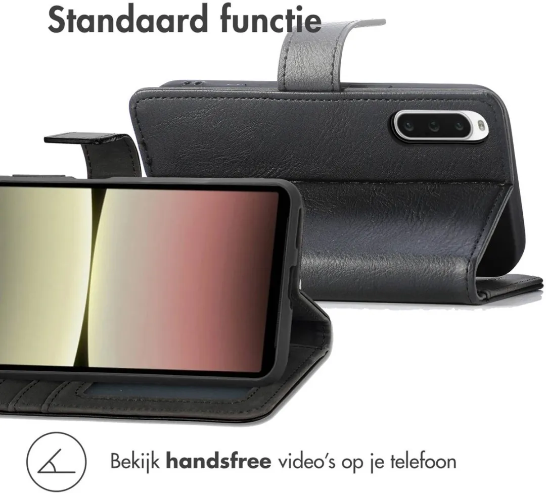 Imoshion Hoesje Sony Xperia 10 V - 3 Pasjes - Zwart