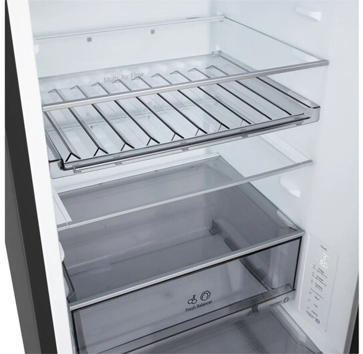 LG GBBS322BEV Koelvriescombinatie 465L - Zwart