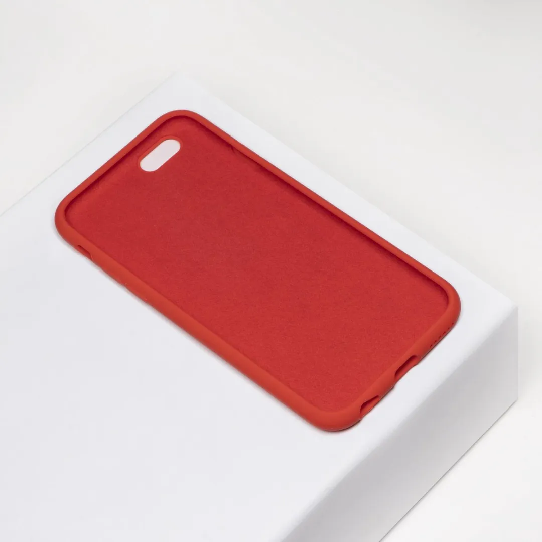 BMAX Siliconen Hoesje Apple iPhone 6/6s - Rood - BMAX234657690