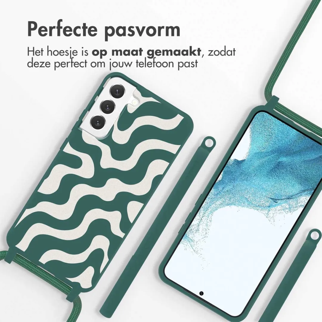 Imoshion Hoesje Samsung Galaxy S22 - Petrol Green Groovy