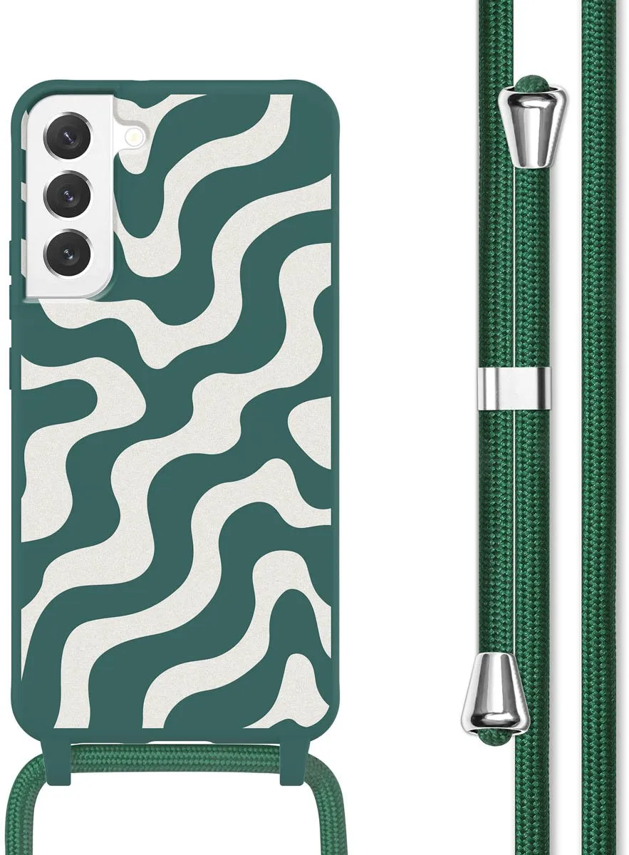 Imoshion Hoesje Samsung Galaxy S22 - Petrol Green Groovy