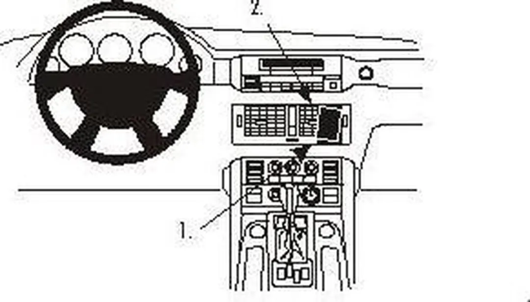Brodit ProClip 853052 Land Rover Range Rover 2002-2006 - Hoog - Zwart