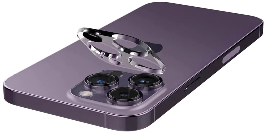 Spigen iPhone 14 Pro/Pro Max Camera Lens Glasbeschermer - 2 Stuks - Transparant