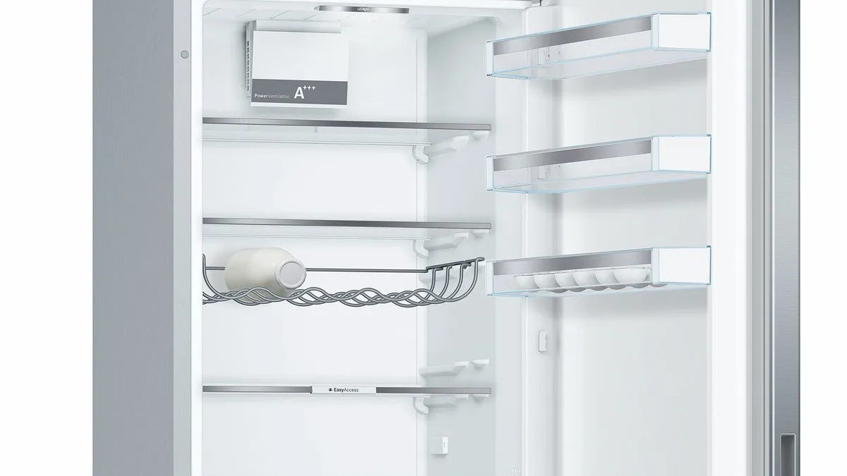 Bosch KGE39ALCA Serie 6 Koel-Vriescombinatie 343L - RVS - afbeelding 6 van 6