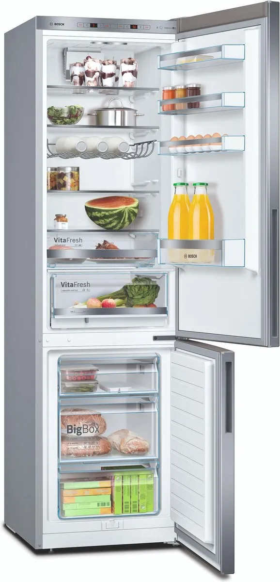Bosch KGE39ALCA Serie 6 Koel-Vriescombinatie 343L - RVS