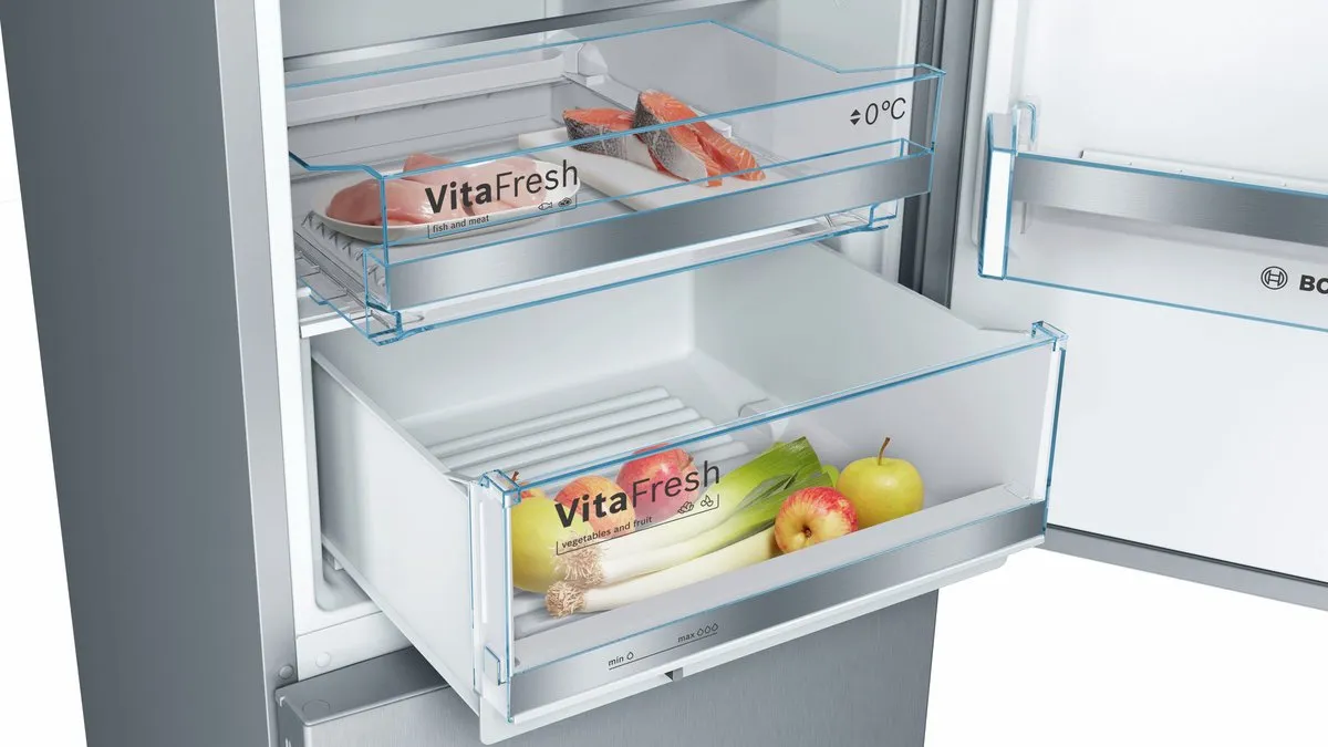 Bosch KGE39ALCA Serie 6 Koel-Vriescombinatie 343L - RVS