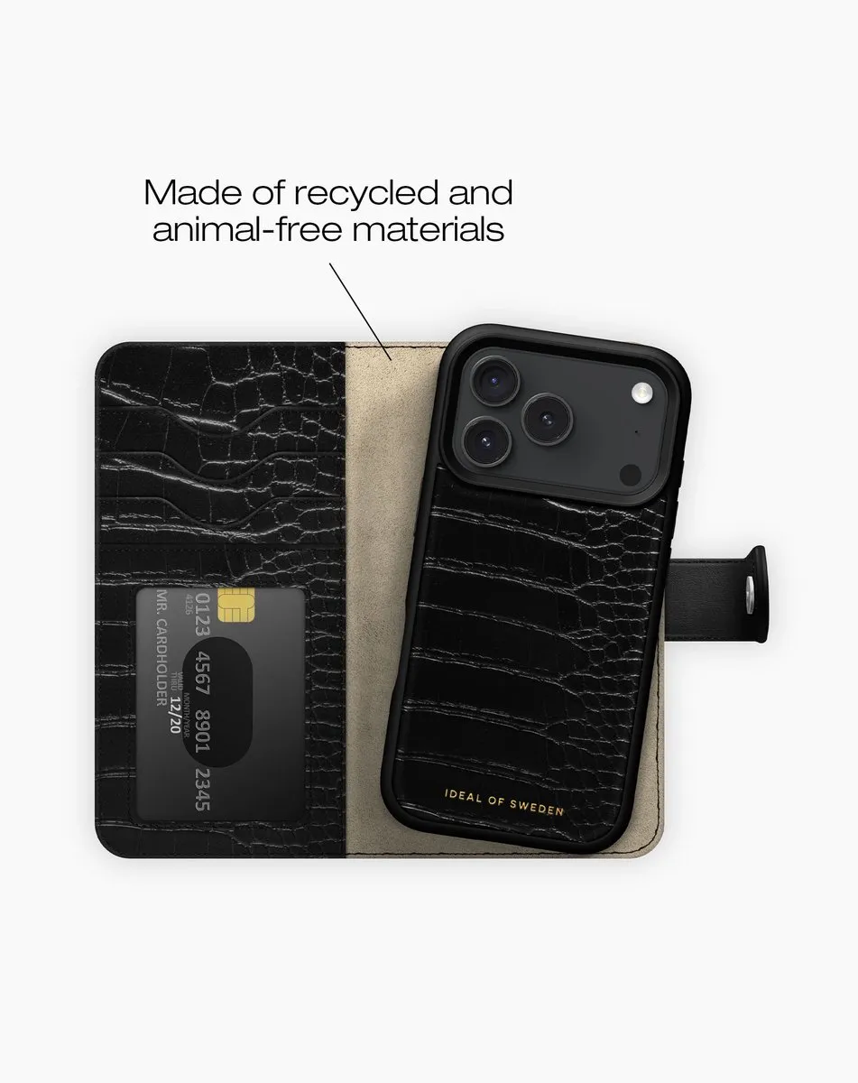 iDeal of Sweden Magnet Wallet+ IDMWP-I2561P-334 - iPhone 17 Pro - 12 Pasjes - Zwart