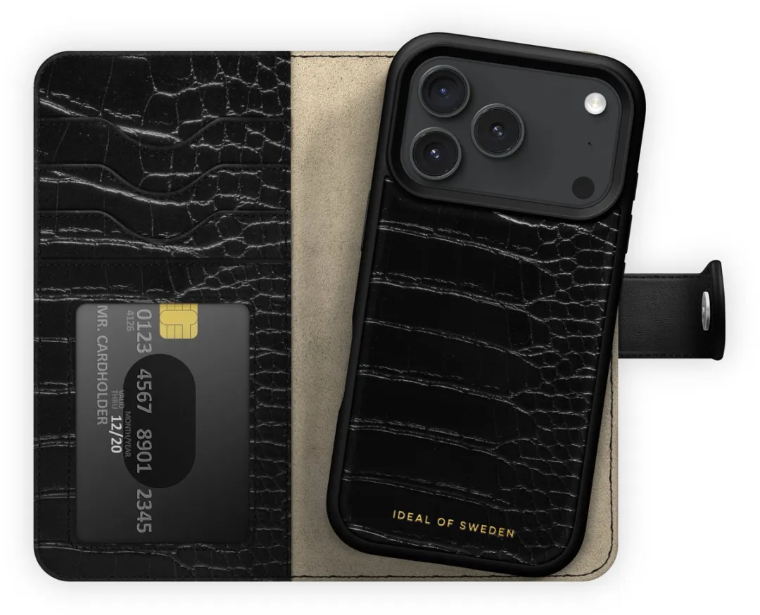 iDeal of Sweden Magnet Wallet+ IDMWP-I2561P-334 - iPhone 17 Pro - 12 Pasjes - Zwart - afbeelding 6 van 6