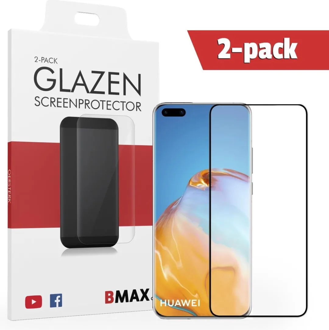 BMAX Glazen Screenprotector Huawei P40 Full Cover