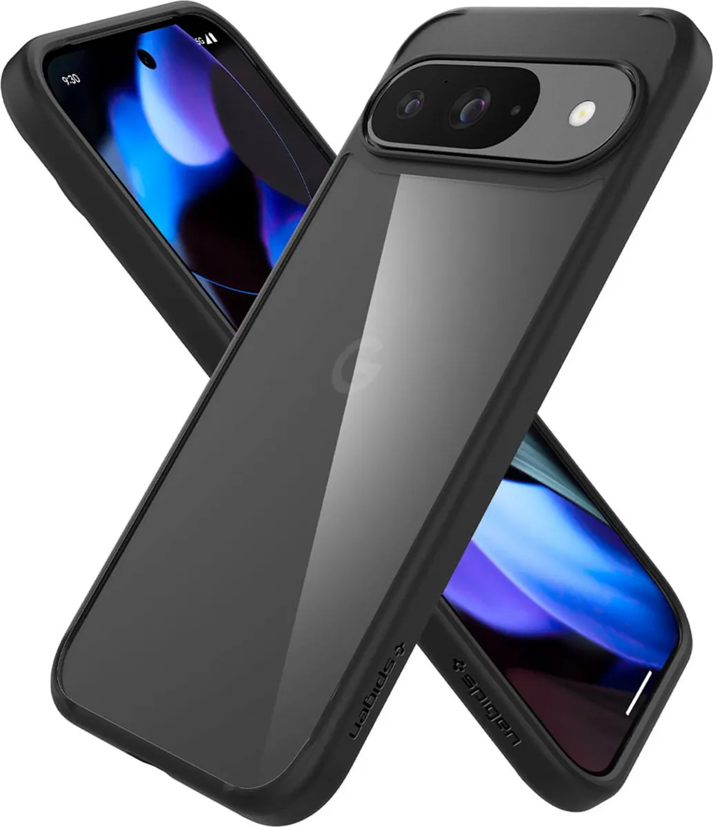 Spigen Ultra Hybrid ACS07690 Hoesje - Google Pixel 9/9 Pro - Zwart