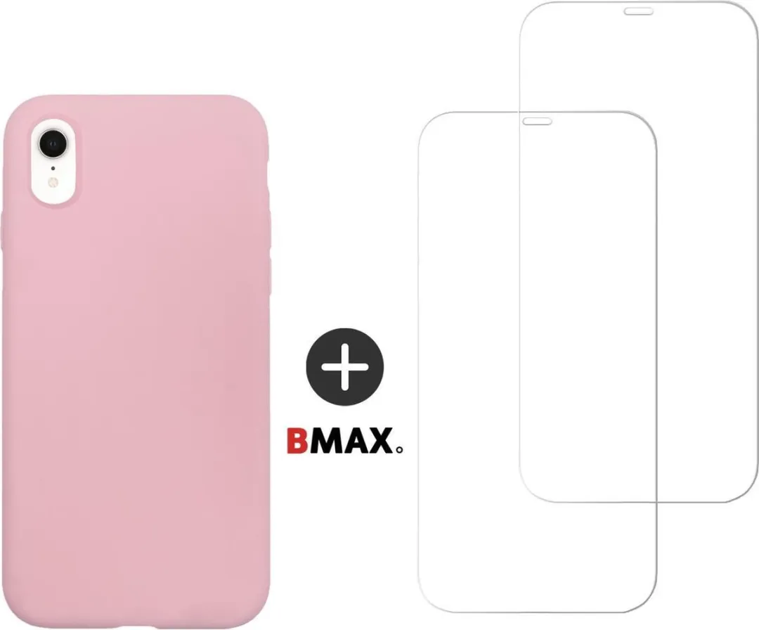 BMAX iPhone 11 Pro Siliconen Hoesje Lichtroze
