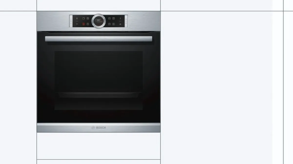 Bosch HRG6753S2 Inbouwoven 71L - 3600W - Zwart/Roestvrijstaal