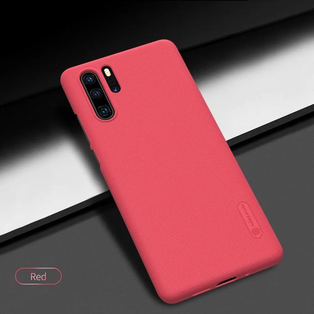 Nillkin Frosted Shield Hoesje Huawei P30 Pro - Rood