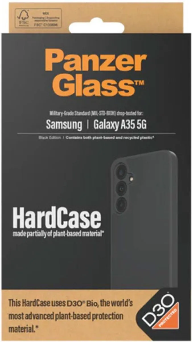 PanzerGlass Samsung Galaxy A35 5G HardCase 0472 - Zwart - afbeelding 6 van 6