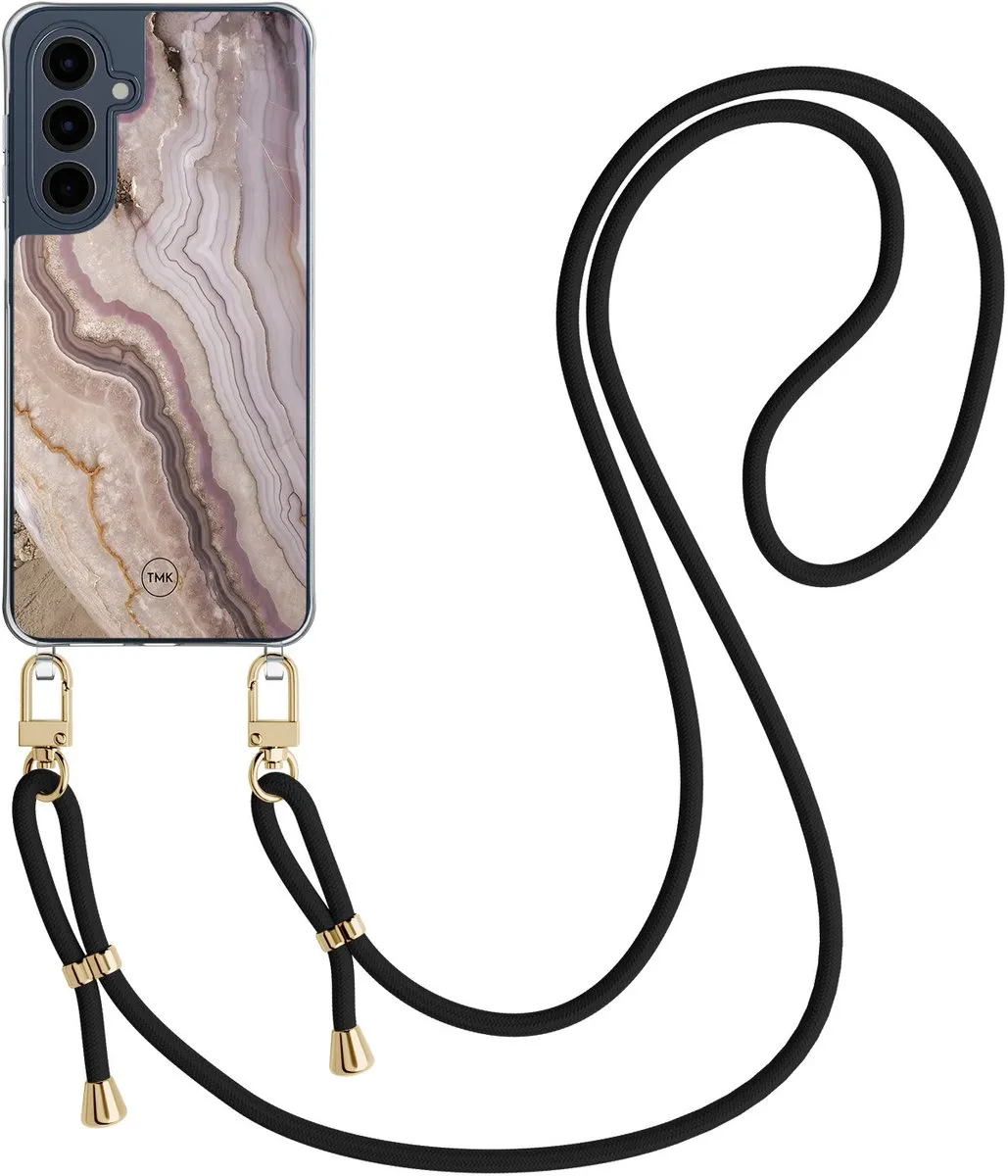 Casevibes Samsung Galaxy A16 Crossbody Hoesje - Blush Marble - CV/S/A16/C/011