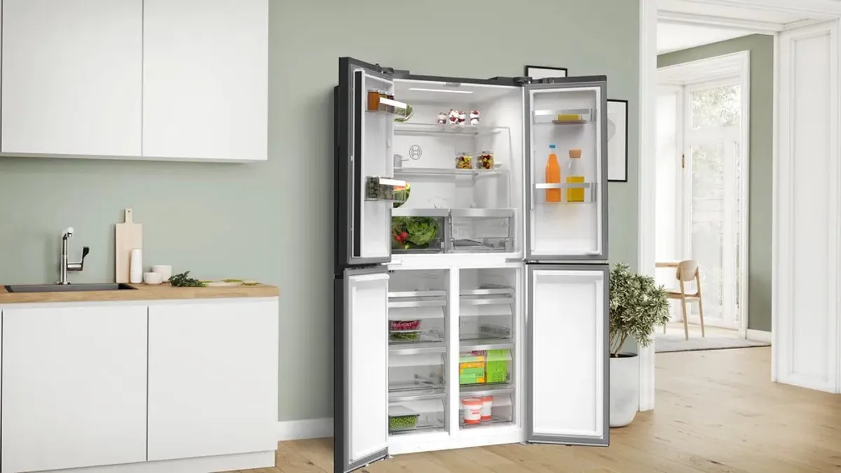 Bosch Serie 4 KMC85LEEA Vrijstaande Koelkast 547L - Grijs