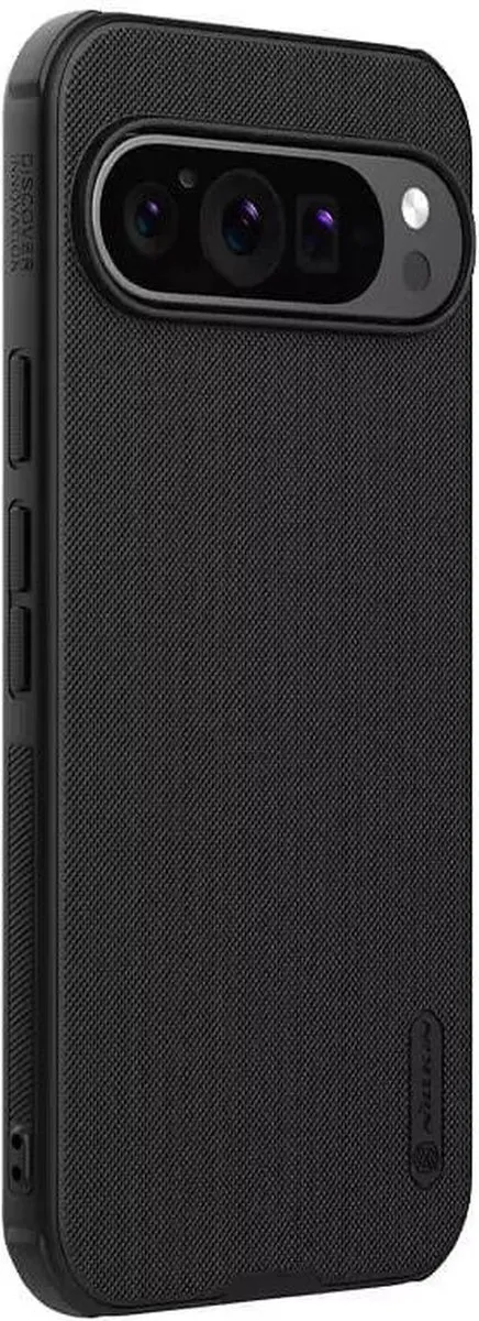 Nillkin Frosted Shield Hoesje Pixel 9/9 Pro - MagSafe - Zwart