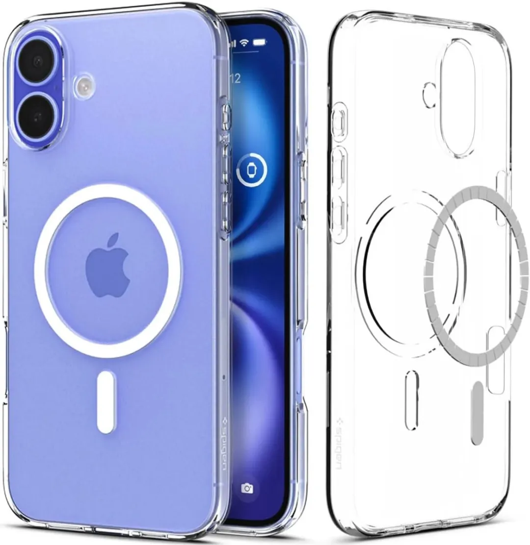 Spigen Liquid Crystal MagFit ACS08390 Hoesje - iPhone 16 - Transparant