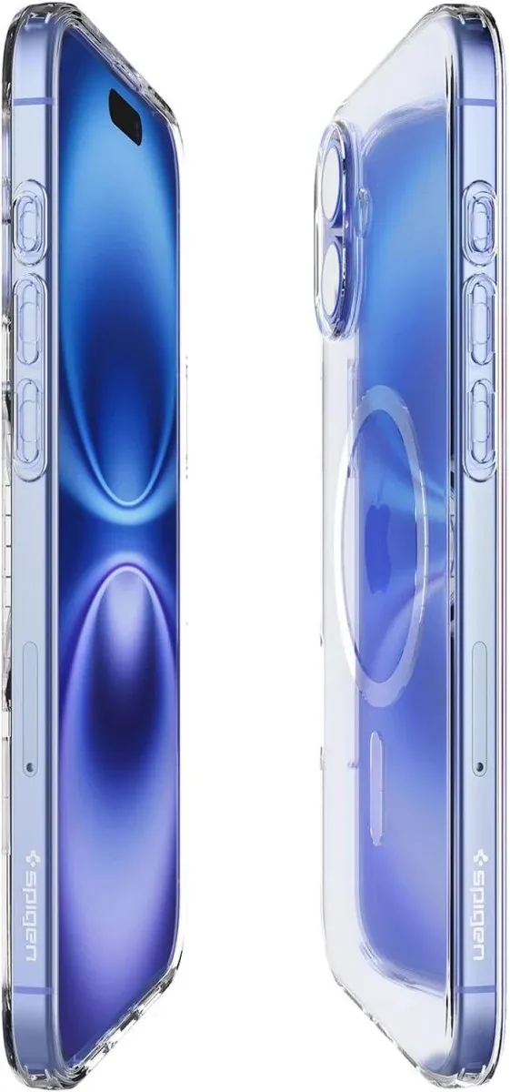 Spigen Liquid Crystal MagFit ACS08390 Hoesje - iPhone 16 - Transparant