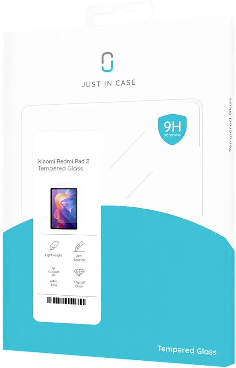 Just in Case Cazy TXM2776SG0 Screenprotector Xiaomi Redmi Pad 2 - Transparant