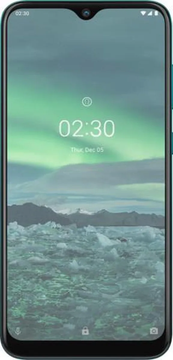 Azuri RINOX ARMOR Tempered Glass - Nokia 2.3 - Zwart Frame - afbeelding 3 van 4