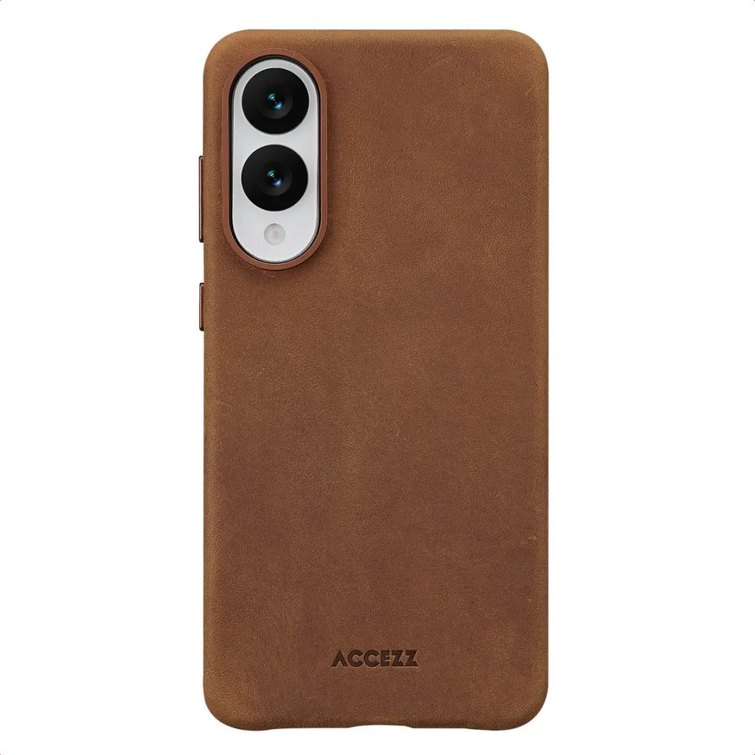 Accezz Hoesje Samsung Galaxy S25 Edge Vintage Leather