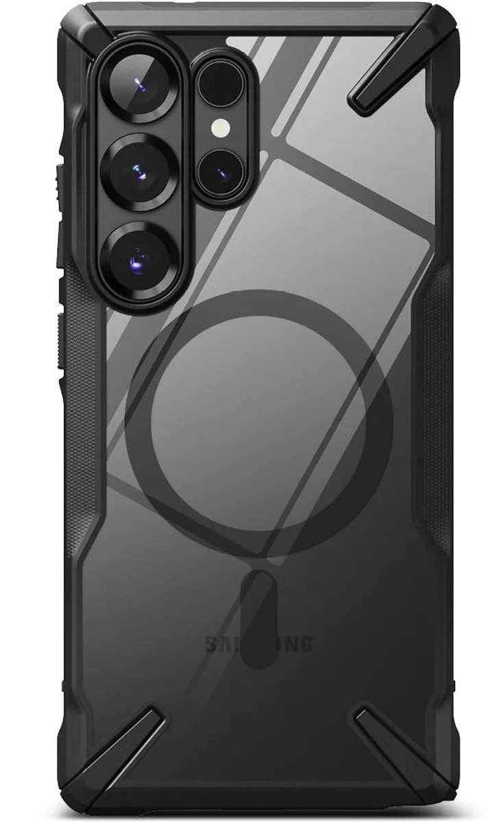 Ringke Fusion X MagSafe Hoesje - Galaxy S25 Ultra - Transparent