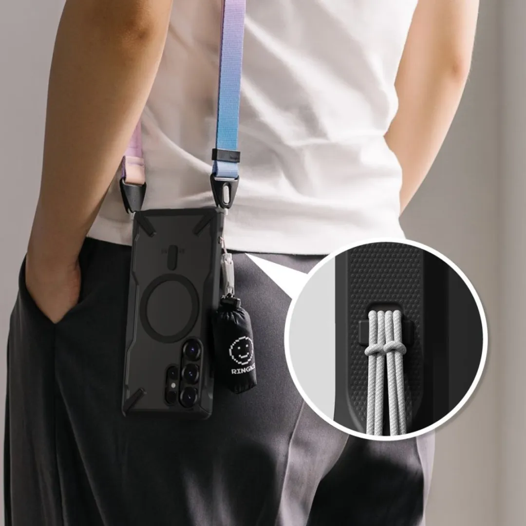 Ringke Fusion X MagSafe Hoesje - Galaxy S25 Ultra - Transparent