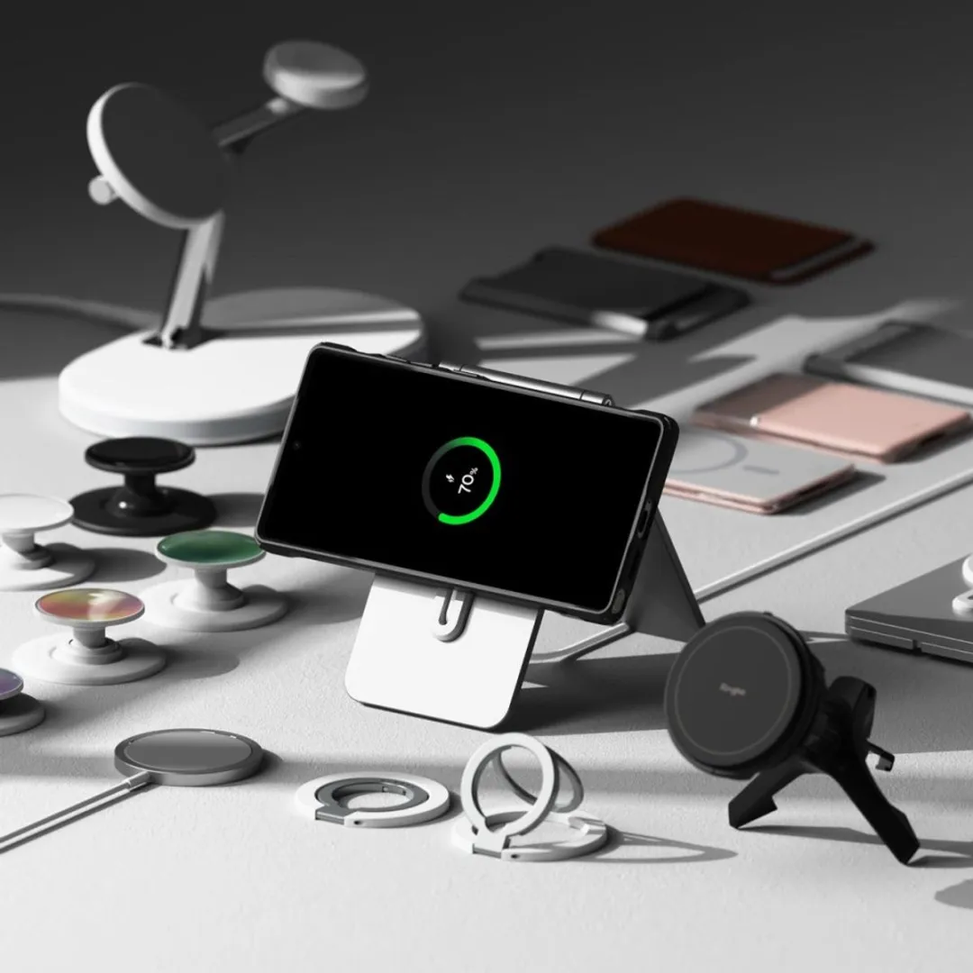 Ringke Fusion X MagSafe Hoesje - Galaxy S25 Ultra - Transparent - afbeelding 6 van 6