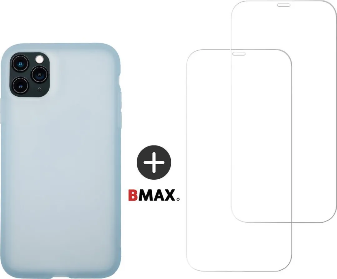 BMAX iPhone 11 Pro Max Telefoonhoesje Lichtblauw