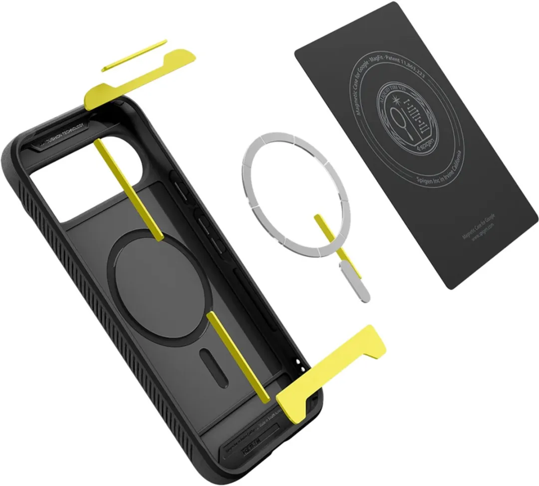 Spigen Rugged Armor MagSafe Hoesje - Google Pixel 10/10 Pro - Zwart