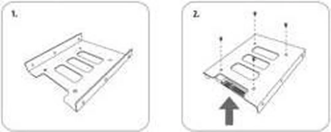 Renkforce HDA-250M Inbouwframe 2.5" - 1x 3.5" Bay