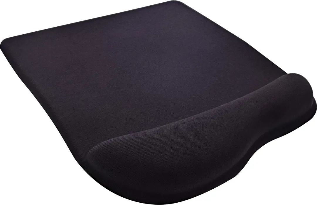 InLine Premium Muismat met Polsondersteuner 55453S - Zwart