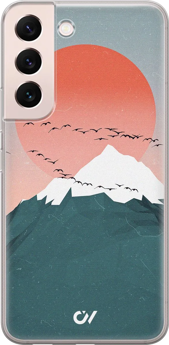 Casevibes Samsung Galaxy S22 Hoesje Mountain Birds